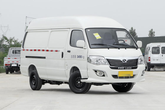 KingLong RHD Dirección 11 asientos Mini EV Bus de pasajeros Vans 250km aguantar el kilometraje