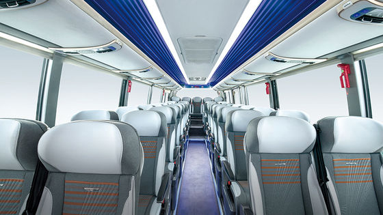 40 asientos King Long Travel Coach Buses Certificado CCC / VCA para el aeropuerto
