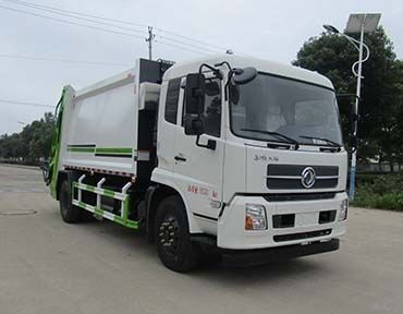 8CBM 7470kg camión de eliminación de basura camión compactador de residuos Dongfeng