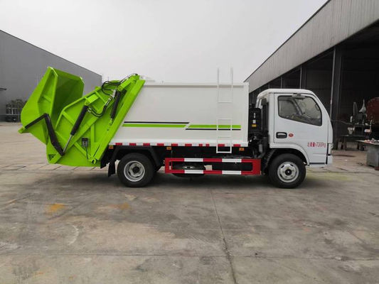 Camión de eliminación de basura de diesel, barril de compactación montado a 110 km/h