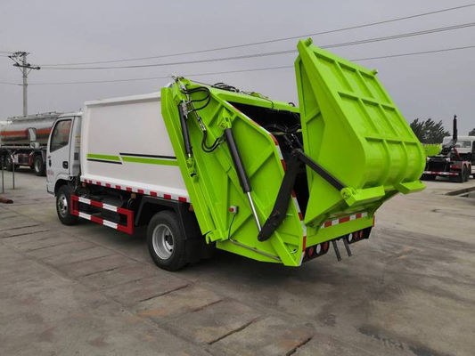 Camión de eliminación de basura de diesel, barril de compactación montado a 110 km/h